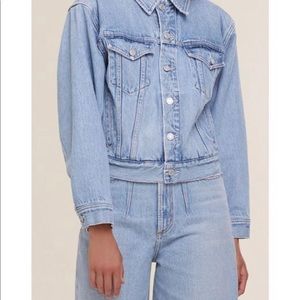 Women's Blue Blanca Elasticated Jacket